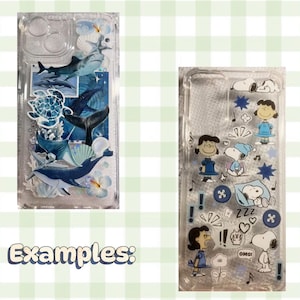 Custom Handmade Sticker Deco Phonecase (read description) image 9