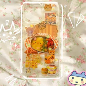 Custom Handmade Sticker Deco Phonecase (read description) image 4