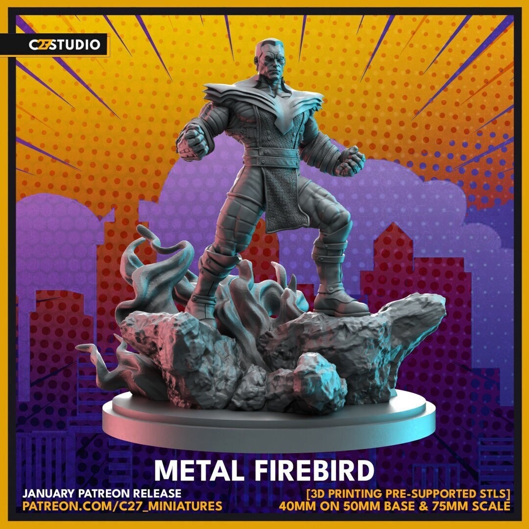 Colossus - Phoenix Five - Crisis Protocol - Marvel Fan Art - 3d