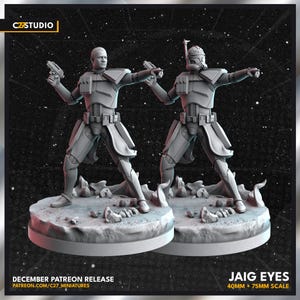 Captain Rex- Shatterpoint - 3d Printed TTRPG Skirmish Miniature