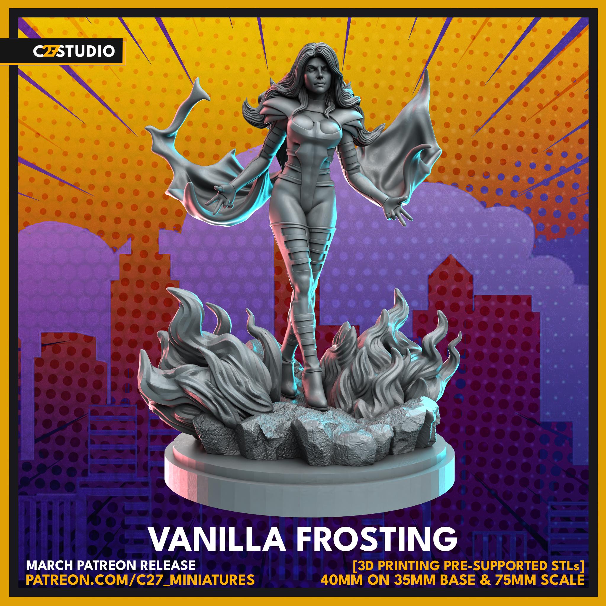 Emma Frost - Phoenix Five - Crisis Protocol - Marvel Fan Art - 3d