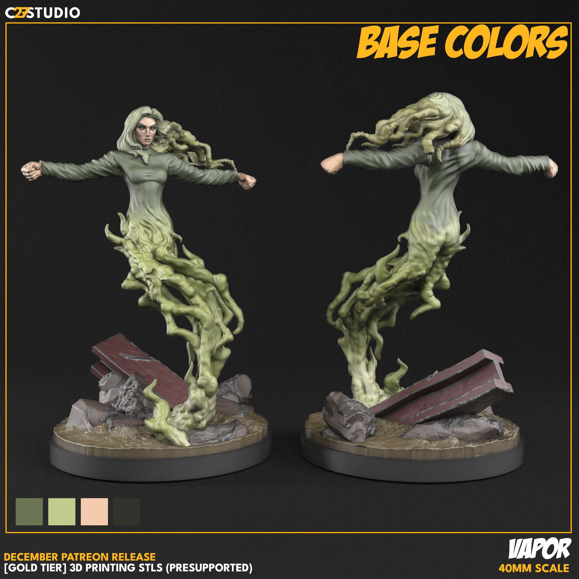 Vapor - Crisis Protocol - Marvel Fan Art - 3d Printed TTRPG Miniature ...