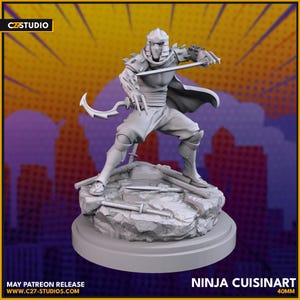 Shredder - TMNT Adventures - 3d Printed TTRPG Miniature