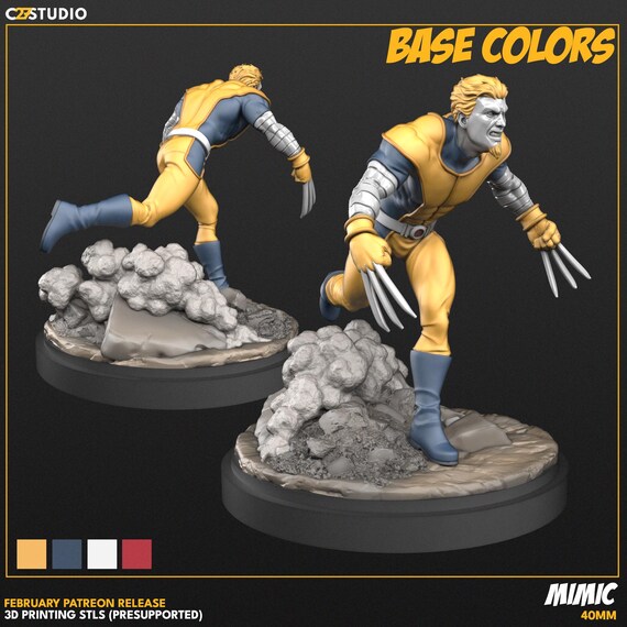 Mimic - Crisis Protocol - Marvel Fan Art - 3d Printed TTRPG