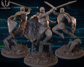 Moff Gideon - Shatterpoint - Star Wars Fan Art - 3d Printed TTRPG Miniature