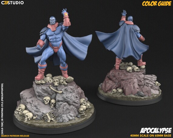 Apocalypse - Marvel Fan Art - Crisis Protocol - 3d Printed