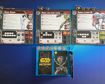 Star Wars Shatterpoint Dashboard Bundle - 6 Player Dashboards and 1 Command Board