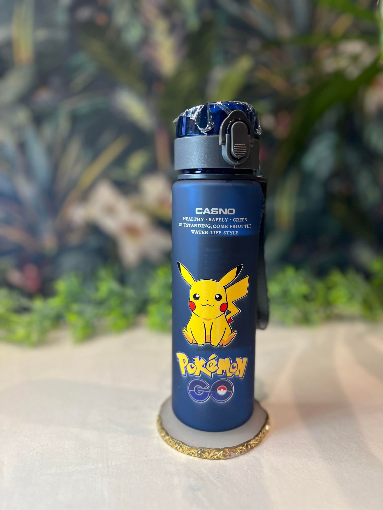 Bouteille d'Eau Pokémon Pikachu avec Paille en Plastique pour Homme et  Femme, Gourde Portable de