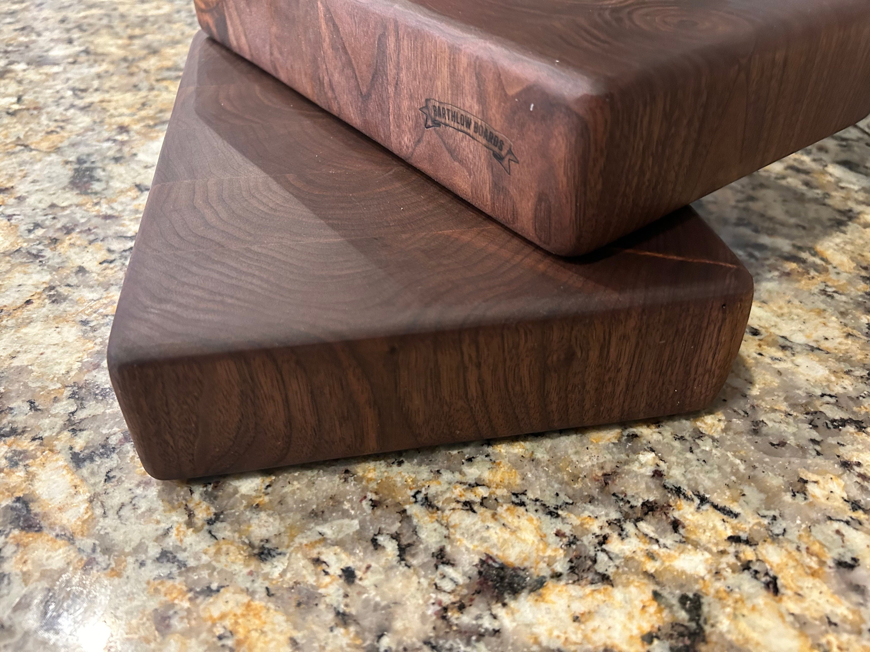 Black Walnut End Grain Small Butcher Block 8 X 8 or 8 X 11 Available. Etsy