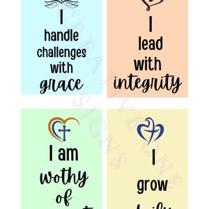 Tarjetas de afirmación para hombres / Citas motivacionales para la confianza y el crecimiento personal / Regalo digital inspirador diario y edificante para él