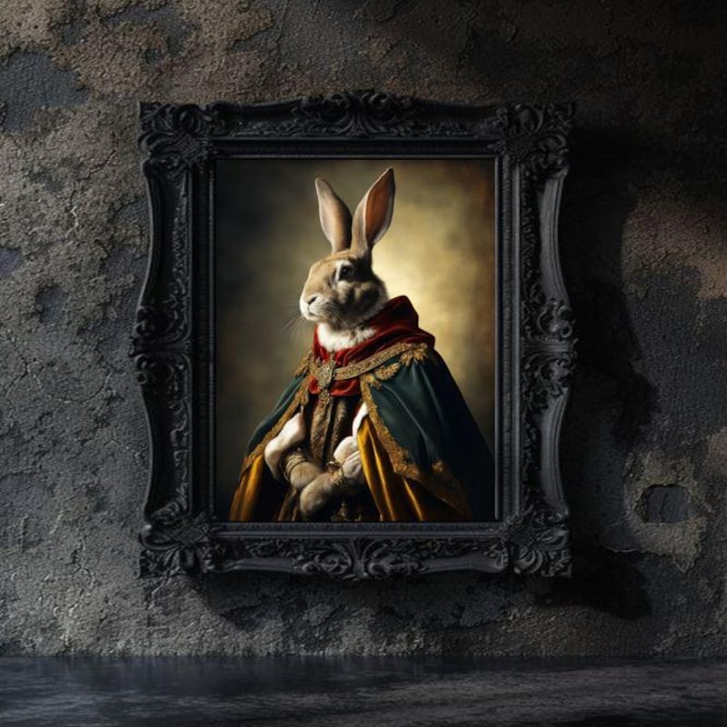 Medieval Rabbits - Etsy