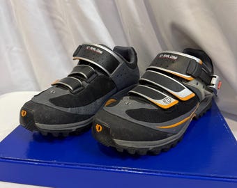 Pearl Izumi X-Alp Enduro MTB Cycling Shoes Black Gray Size 46