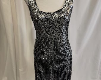 Adrianna Papell Sequin Evening Dress - Size 4