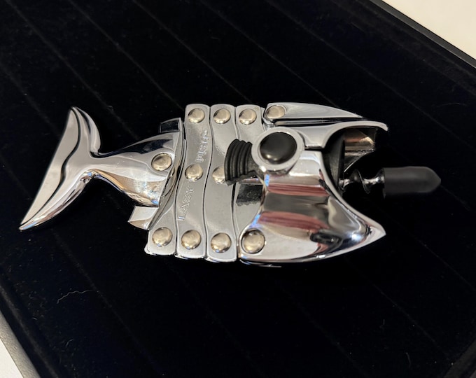 BarCraft Lazy Fish Corkscrew and Bottle Opener