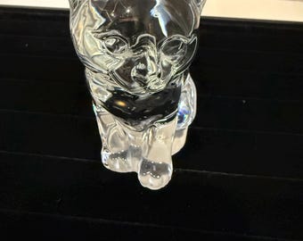 Princess House Crystal Cat Figurine – Vintage #811 Collectible