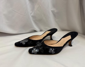 Gianni Milanesi Milano Sequin Mules – Made in Italy -38.5