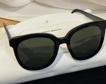 Gentle Monster In Scarlet 01 Oversized Black Sunglasses – Flatba Zeiss Lenses