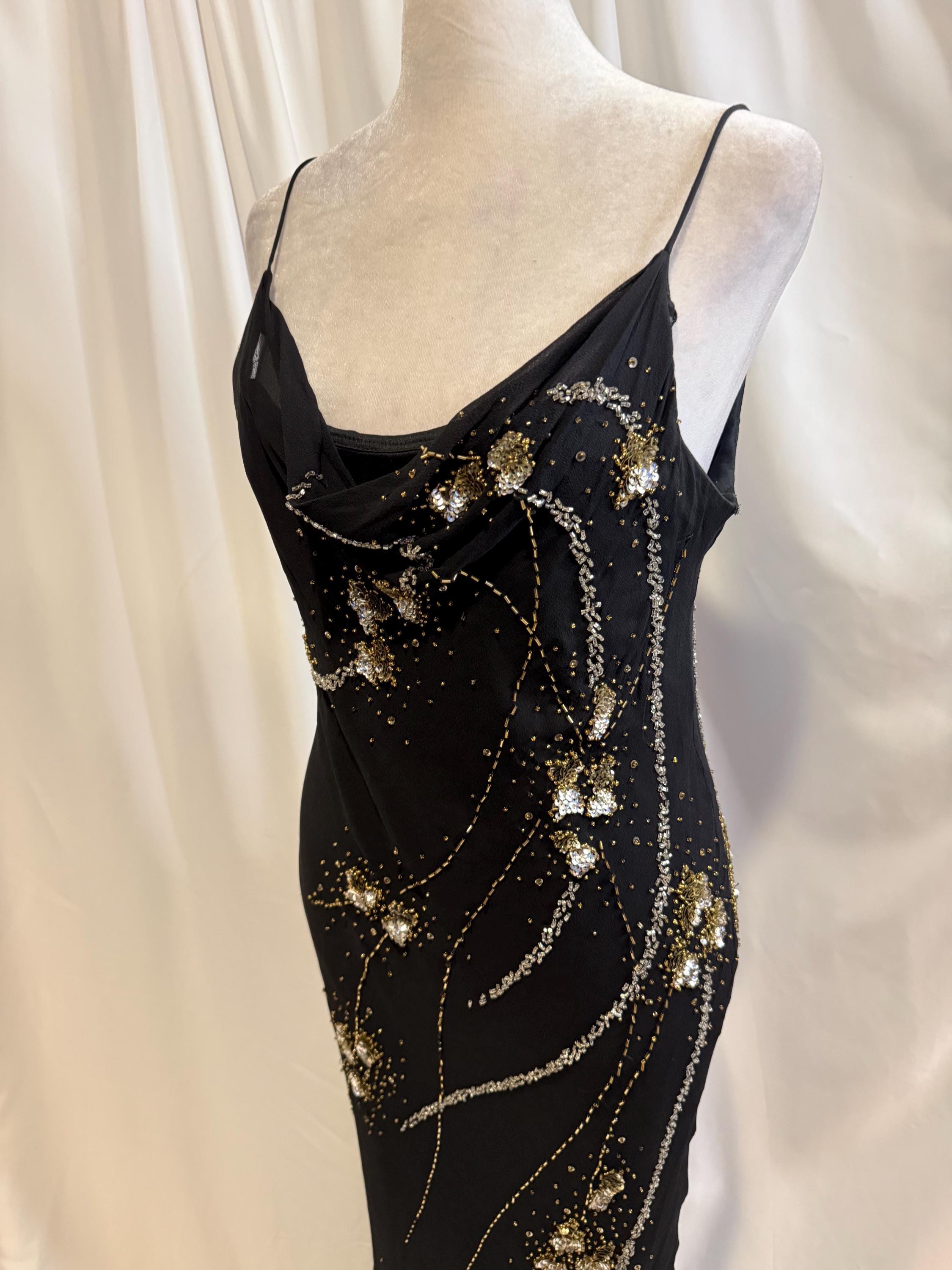 cache dress black Made To Order Sizes:AU XL/14 Sherri Hill Strapless Swirl Zptos cleaned and is odor