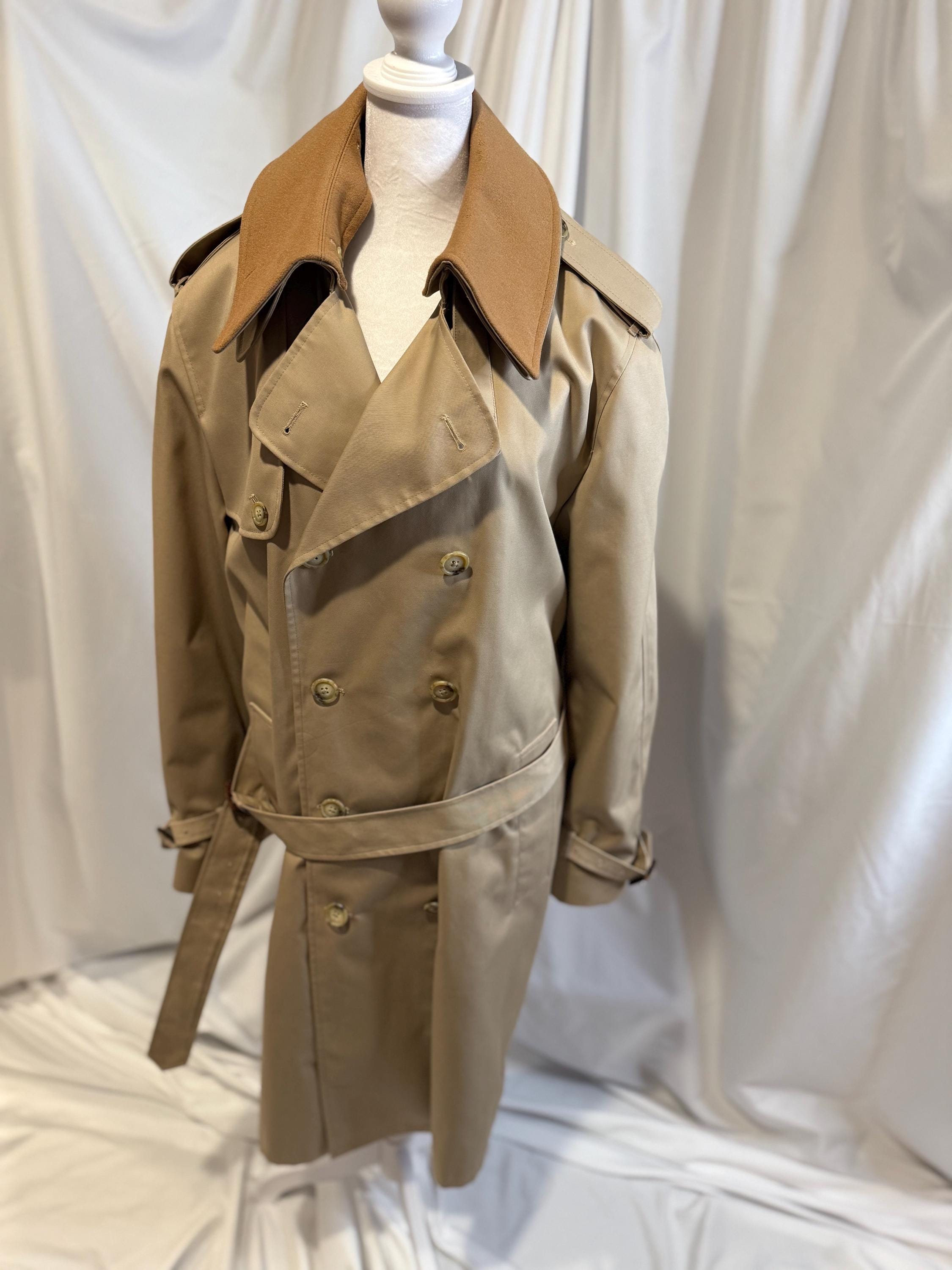 70s Burberry Trench - Etsy