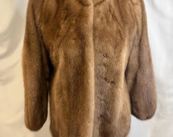 Iconic 1970s FREDERICK & NELSON Saga Ranch Mink Fur Coat
