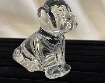 Crystal Labrador Puppy Figurine – Elegant-  Villeroy & Boch Paperweight
