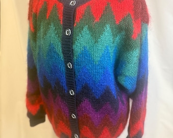 Susan Bristol Vintage Cardigan Sweater – Soft 90s Classic (Women’s Medium)