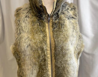 Vintage Reversible Weatherproof Vest – size medium