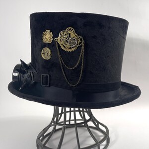 Steampunk Velvet Top Hat main image 1