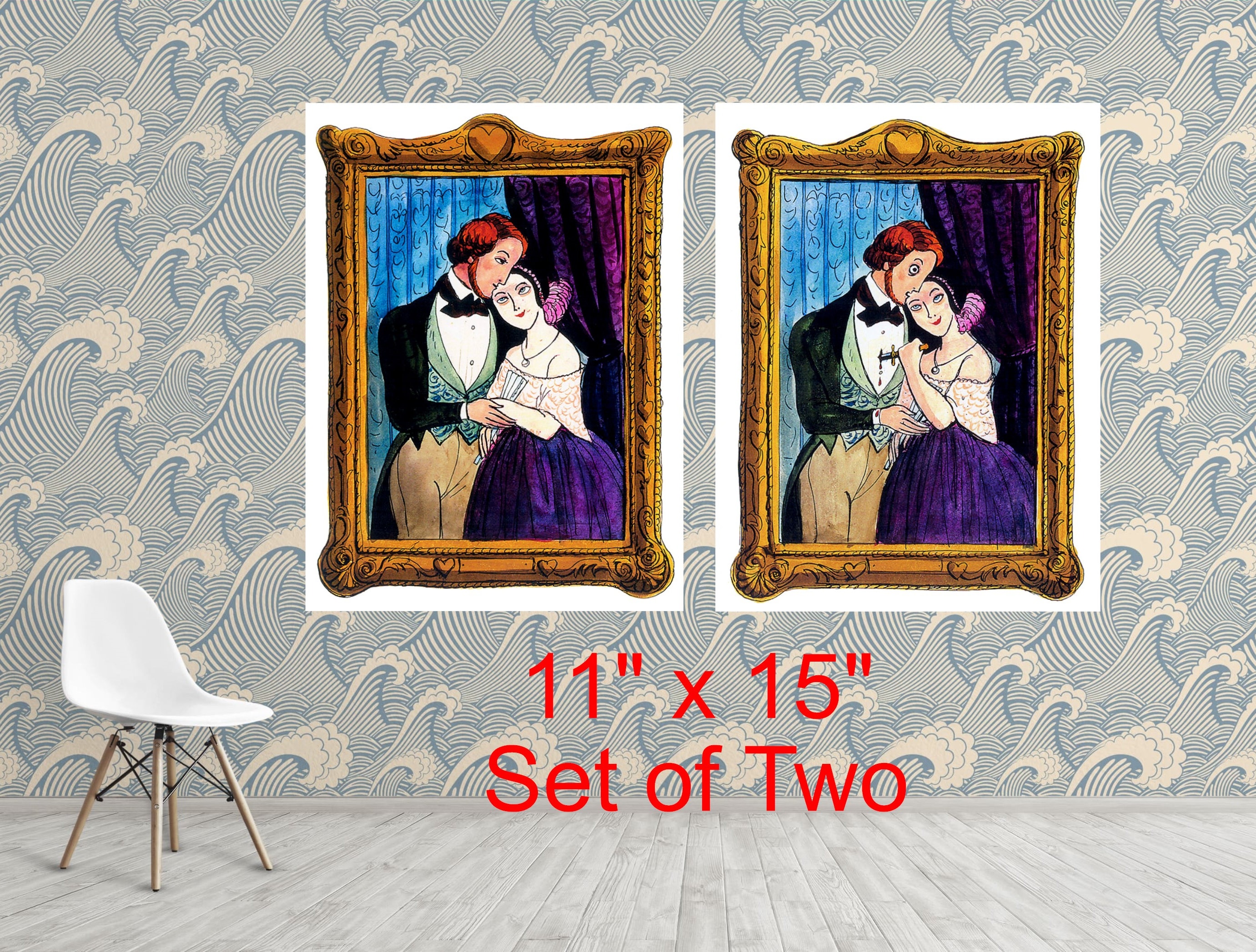 Disney Haunted Mansion Paintings Poster Print Disney Wall - Etsy
