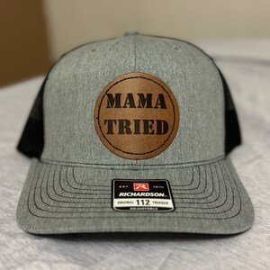 Mama Tried Leather Patch Hat