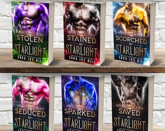 Warrior Kings of Alioth alien romance series by Sara Ivy Hill - Paperback Books Signed by the Author + Sticker