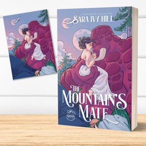 Salt Planet Giants monster romance series - Paperback Books Signed by the Author Mountain's Mate-NEW