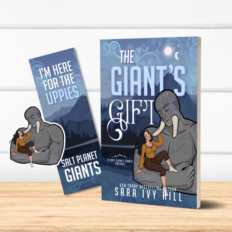 Salt Planet Giants monster romance series - Paperback Books Signed by the Author The Giant's Gift