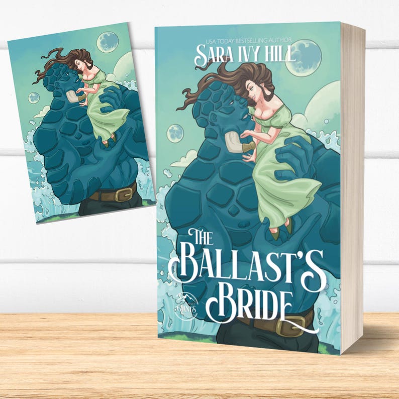 Salt Planet Giants monster romance series - Paperback Books Signed by the Author Ballast's Bride-NEW