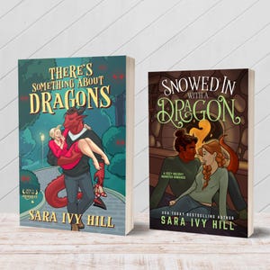 Cute & Cozy Dragon Monster Romance Books - Paperbacks Signed by the Author - Paranormal Contemporary Fantasy