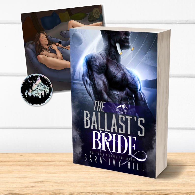 Salt Planet Giants monster romance series - Paperback Books Signed by the Author Ballast's Bride