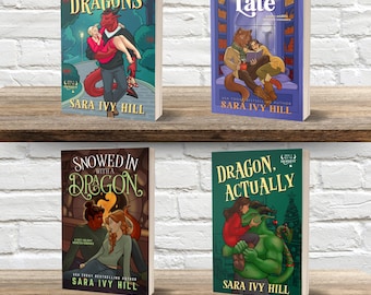 Cute & Cozy Monster Romance Books by Sara Ivy Hill - Paperbacks Signed by the Author - Paranormal Contemporary Fantasy
