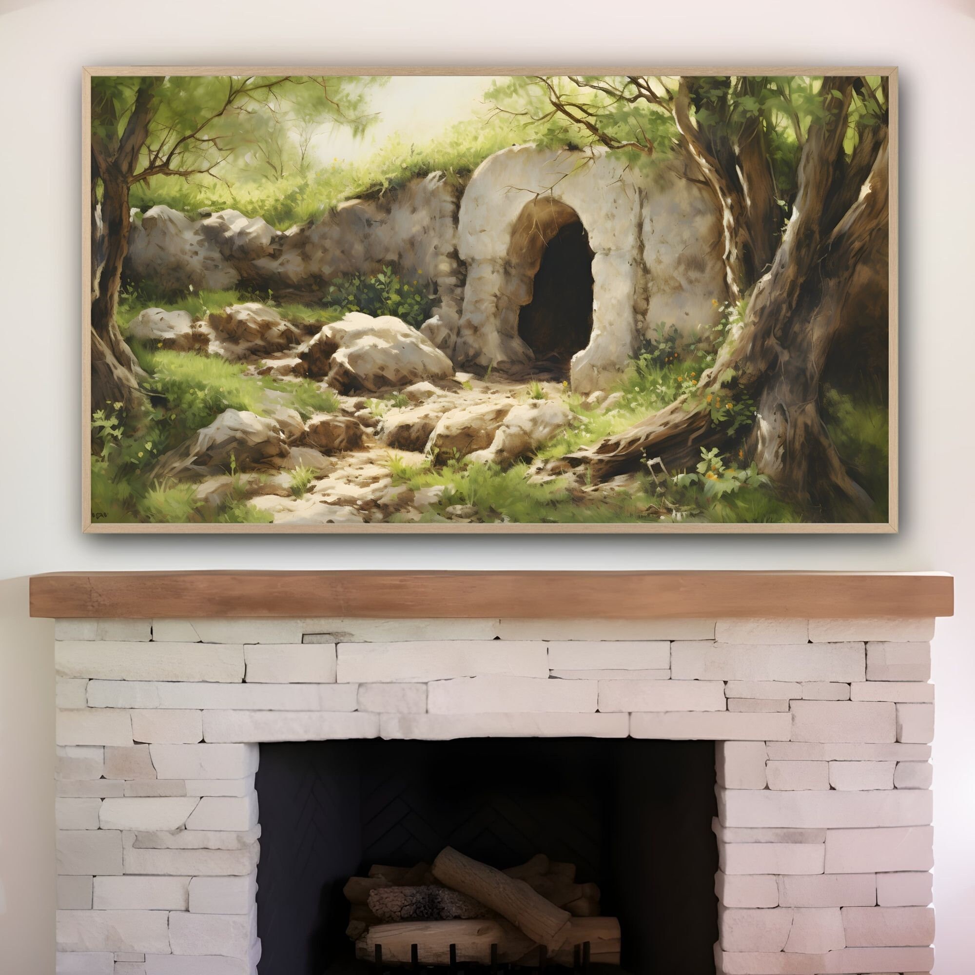 Empty Mastercard Easter Sunday Empty Tomb Frame TV Art, Easter Holiday Frame TV Artwork ...