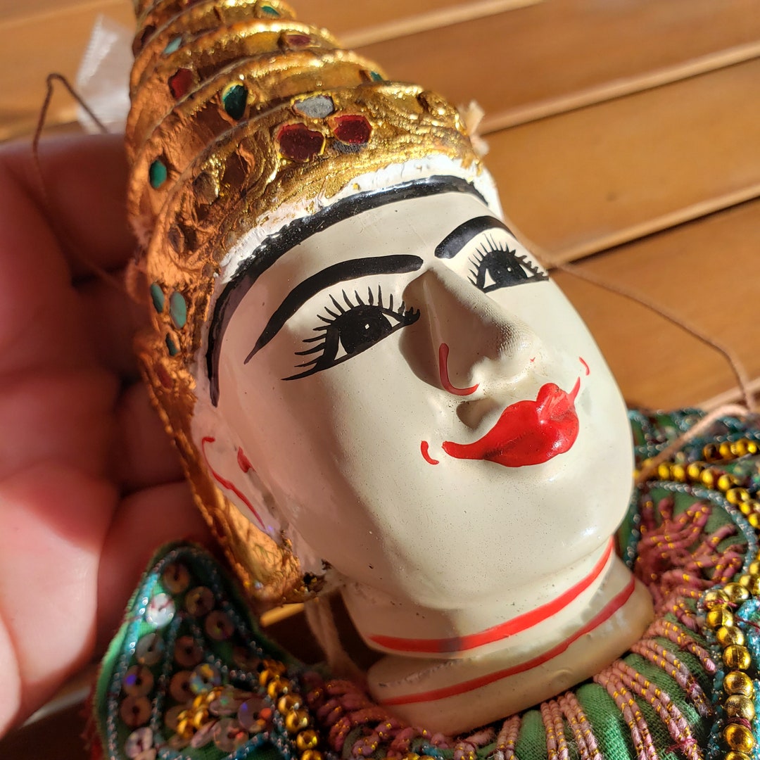 Traditional Burmese Vintage Puppet Asian Arts Unique Gift Ideas for New ...