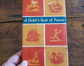 Vintage poetry books for children classic poems for kids Mary had a little lamb poems small poetry book with classic poems nursery rhymes
