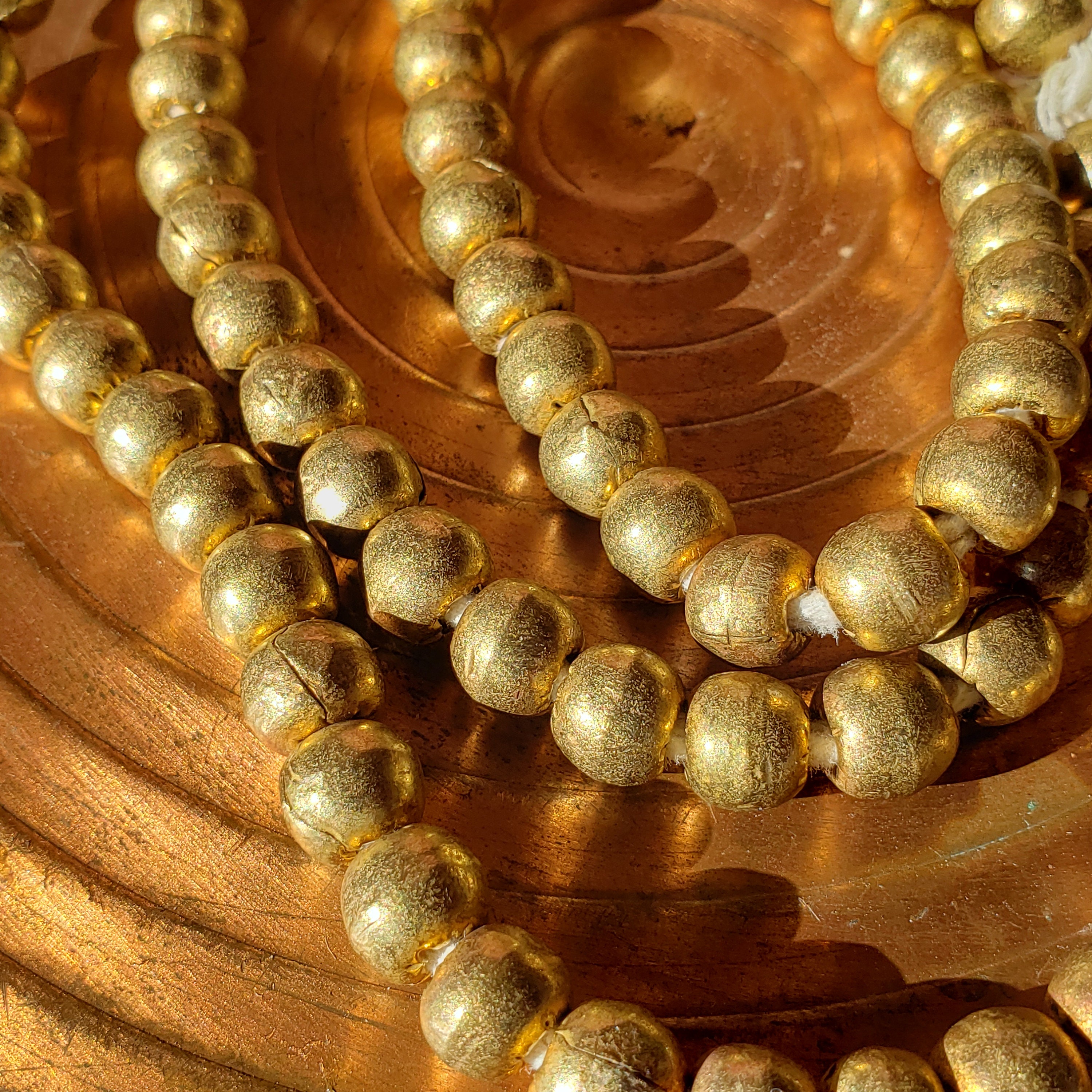 Old Brass Beads from Ethiopia