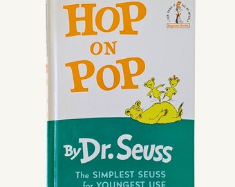 Hop on pop Dr Seuss books for children excellent condition used children&#39;s books for early readers beginning level readers elementary books