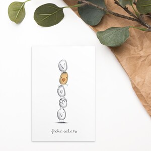Cartoline di Pasqua con pulcini
