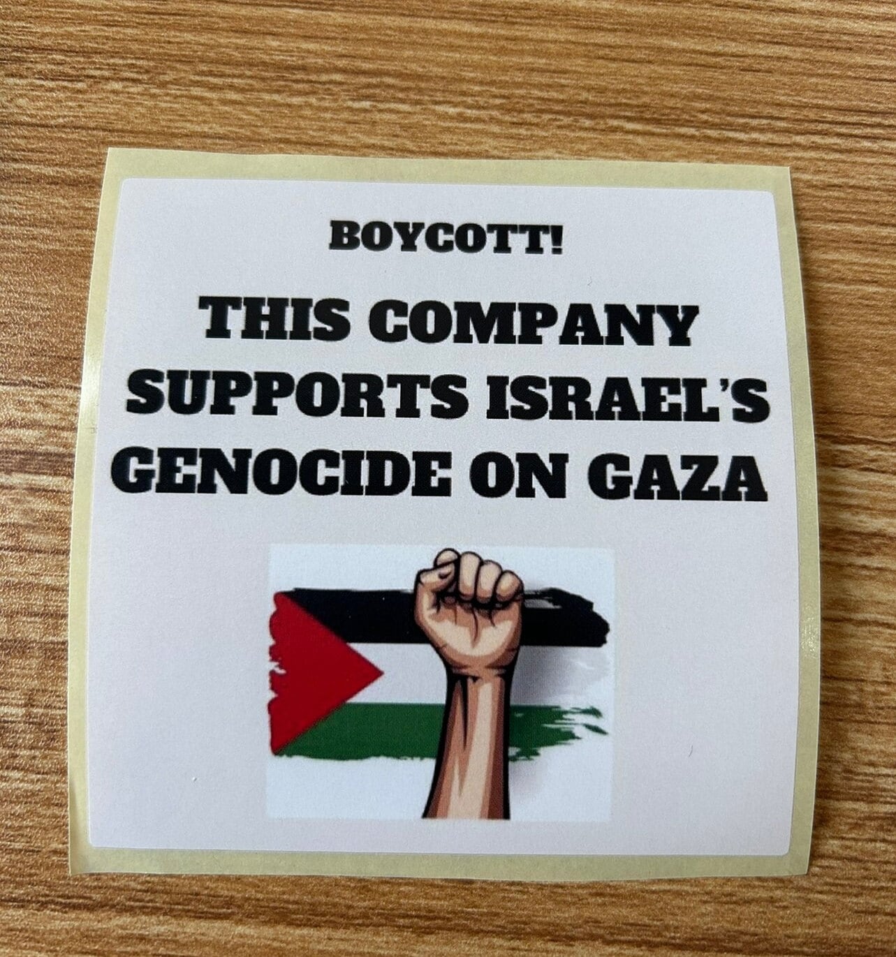 Boycott Stickers 20 Etsy UK
