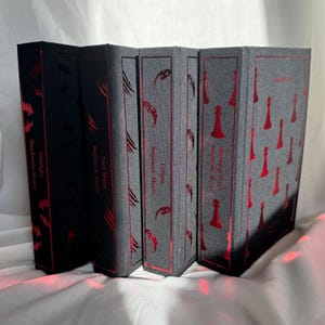 The Twilight Saga Book Series by Stephenie Meyer - Special Edition Rebind - Penguin Clothbound Classics (Black Version)