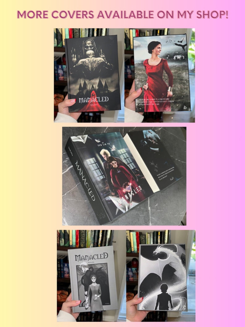 Manacled Book Hard Copy Dramioine Fanfiction Book Binding Etsy