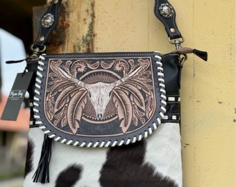Western Leather Bag, Cow Skull Design, Hair on Tote Bag, Cowgirl Chic Purse, Western Leather Bag, Gift for Her, Theroosterdencousa - Etsy Western Leather Bag, Cow Skull Design, Hair on Tote Bag, Cowgirl Chic Purse, Western Leather Bag, Gift for Her, Theroosterdencousa - Etsy