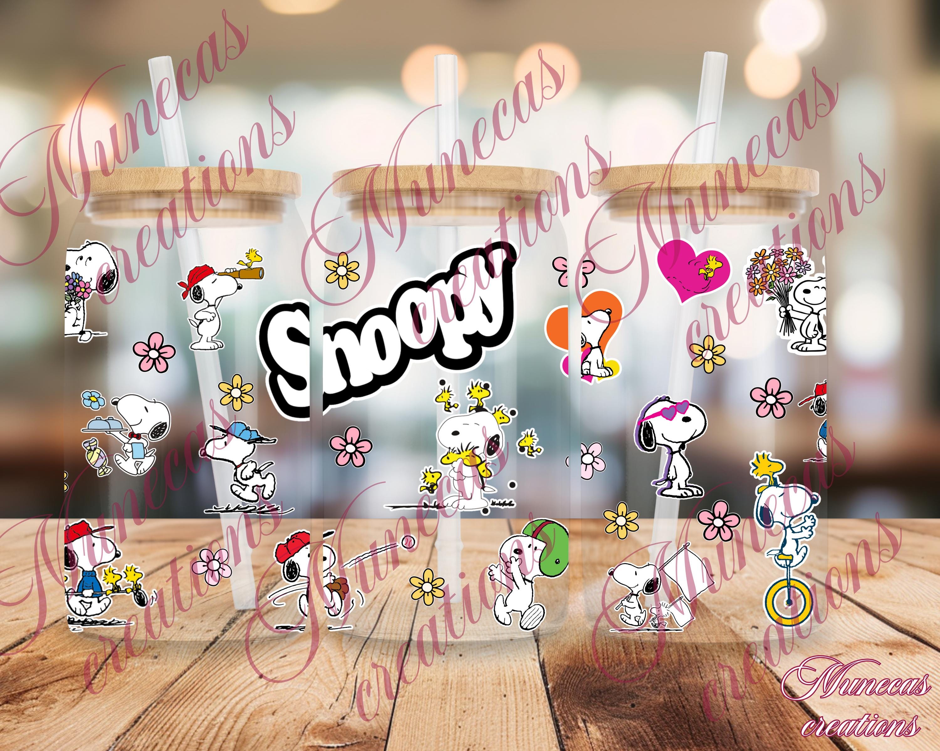 Vintage snoopy glass - Etsy 日本