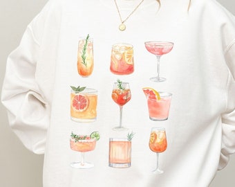 Aperol Spritz Sweatshirt, Campari Spritz Cocktail Crewneck, Italy Girls Trip Shirts, Feeling Spritzy Sweatshirt, Aperol Bridal Shower Theme