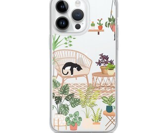 Plant Lover Clear Case for iPhone® |  iPhone® Case for 11, 12, 13, 14, 15  iPhone® models